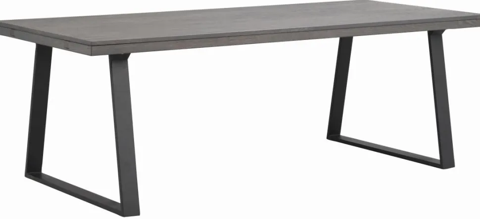 Matbord 'Brooklyn' 220x95cm - Mörkbrun/U-ben