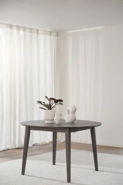 Matbord 'Filippa' Runt 120cm - Mörkbrun