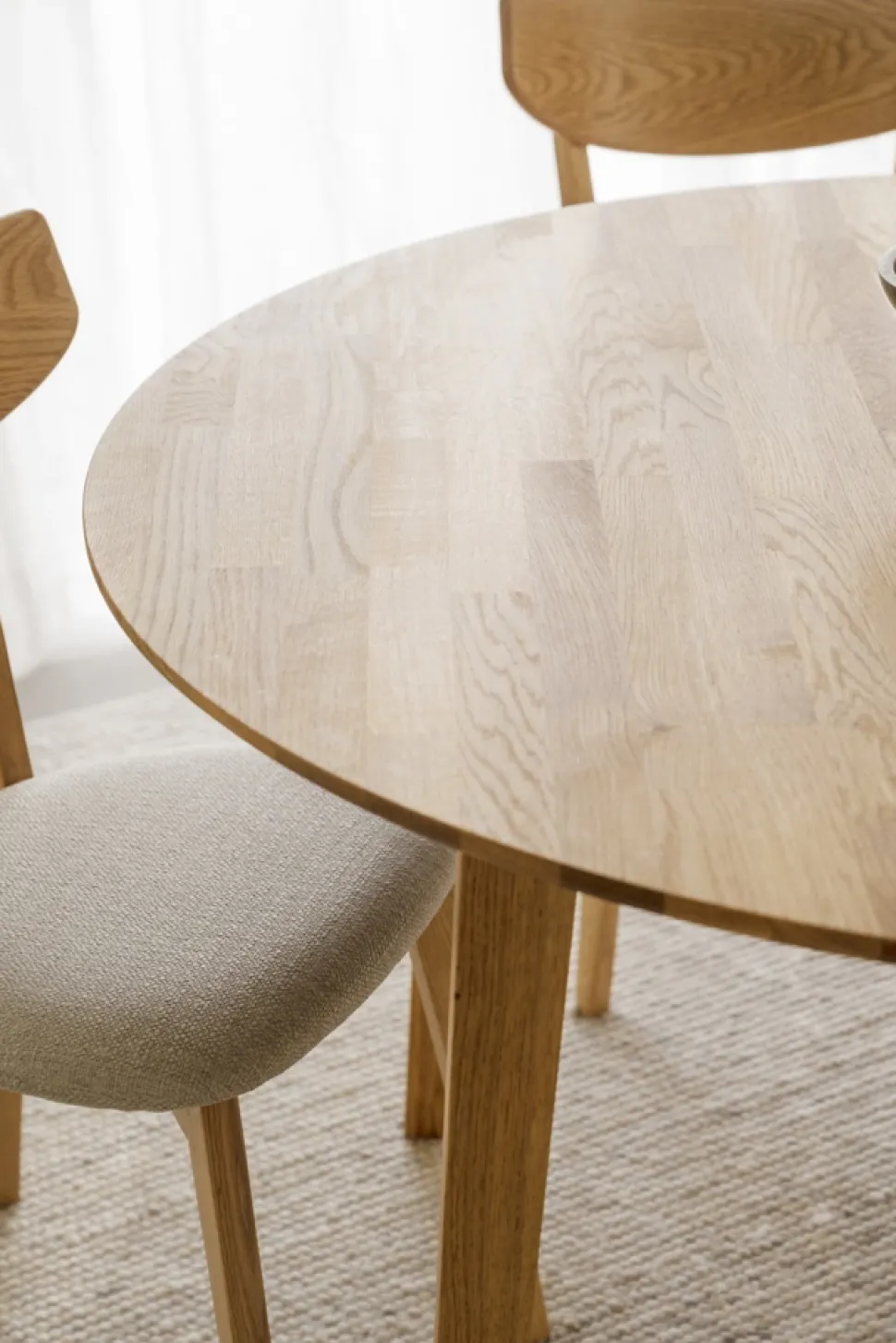 Matbord 'Filippa' Runt 120cm - Natur