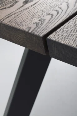 Matbord 'Fred' - Brun/Svart 240x100cm