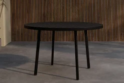 Matbord 'Giardini' runt 120cm - Svart