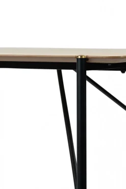 Matbord 'Hornstull' 160x90cm - Ek/Svart