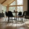 Matbord 'Line' - Ek/Svart 160x90cm