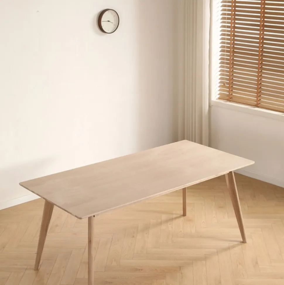 Matbord 'Line' 180x90 cm - Vitpigmenterad