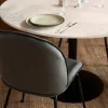 Matbord 'Marbleous' Runt 120cm - Vit
