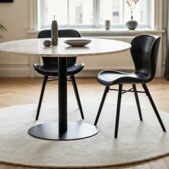 Matbord 'Marbleous' Runt 120cm - Vit