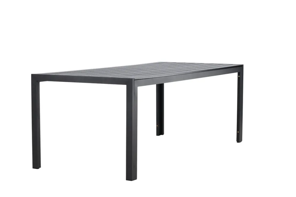 Matbord 'Mirko' 205x74cm - Svart