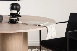 Matbord 'Orsa' Runt 110cm - Vitputsad