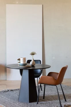 Matbord 'Pilar' Runt 100cm - Svart