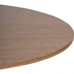 Matbord 'Rounded' Runt 120cm - Valnöt
