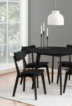 Matbord 'Ärsjö' Runt 105cm - Svart