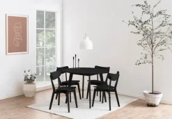 Matbord 'Ärsjö' Runt 105cm - Svart
