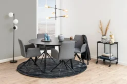 Matbord 'Ärsjö' Runt 140cm - Svart