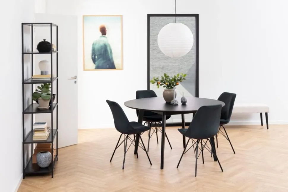 Matbord 'Ärsjö' Runt 140cm - Svart