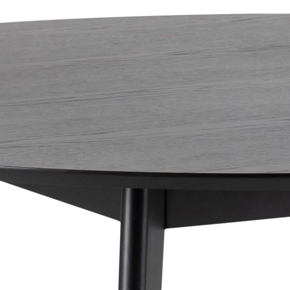 Matbord 'Ärsjö' Runt 140cm - Svart