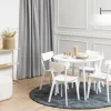 Matbord 'Ärsjö' Runt 105cm - Vit