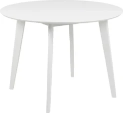 Matbord 'Ärsjö' Runt 105cm - Vit