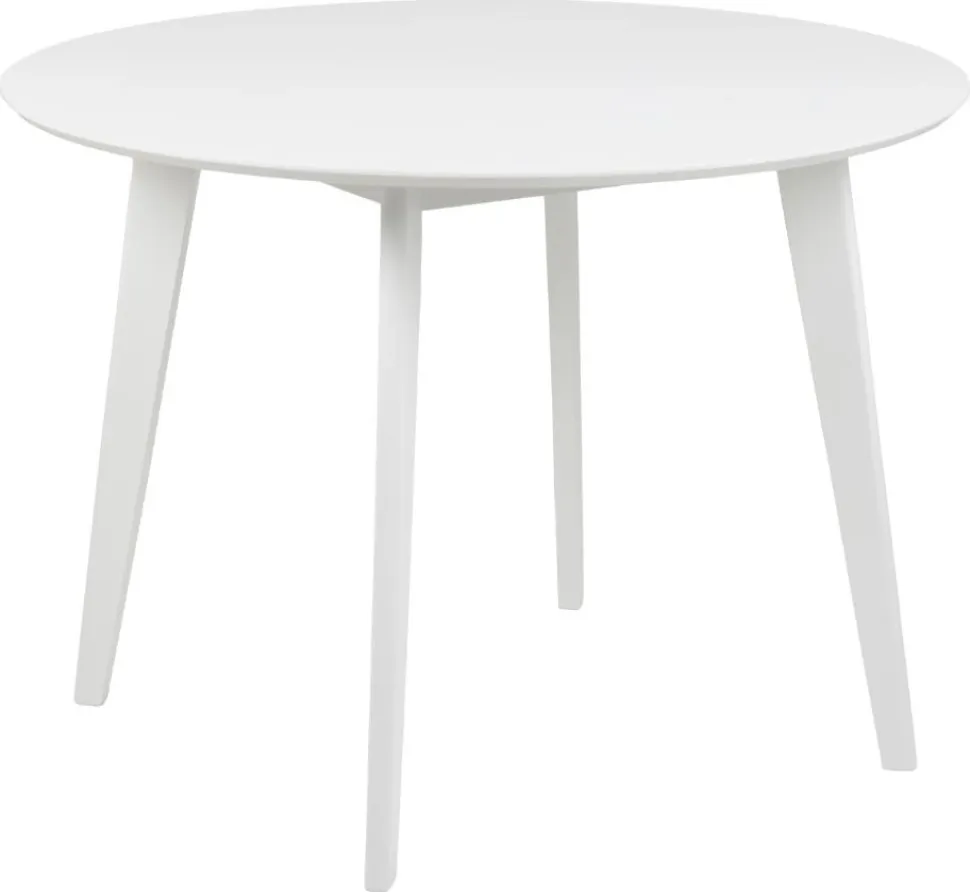 Matbord 'Ärsjö' Runt 105cm - Vit