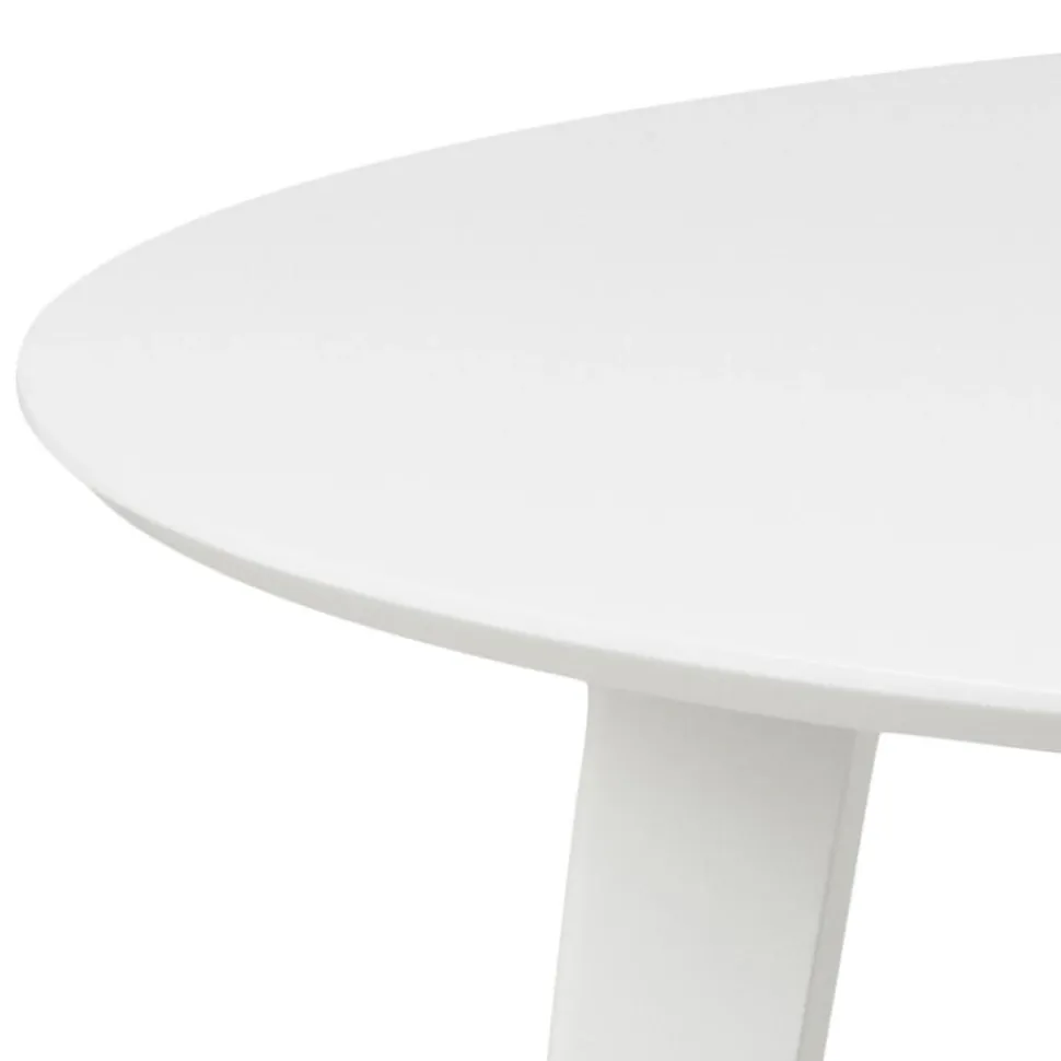 Matbord 'Ärsjö' Runt 105cm - Vit