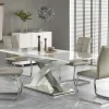 Matbord 'Sandor' 160-220cm - Vit