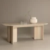Matbord 'Tranemo' Ovalt 220x100x75cm - Vit