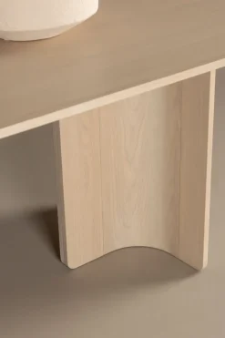Matbord 'Tranemo' Ovalt 220x100x75cm - Vit