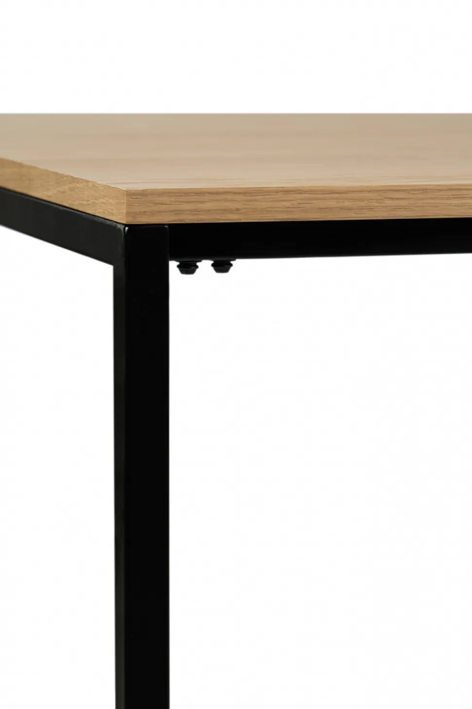 Matbord 'Vega' 180x90cm - Natur/Svart