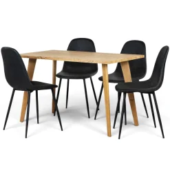 Matgrupp 'Nordisk Forma' - 1 Bord & 4 Stolar