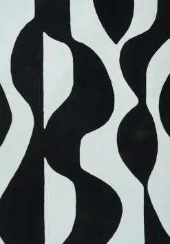 Matta 'Sorvento' - Svart/Beige