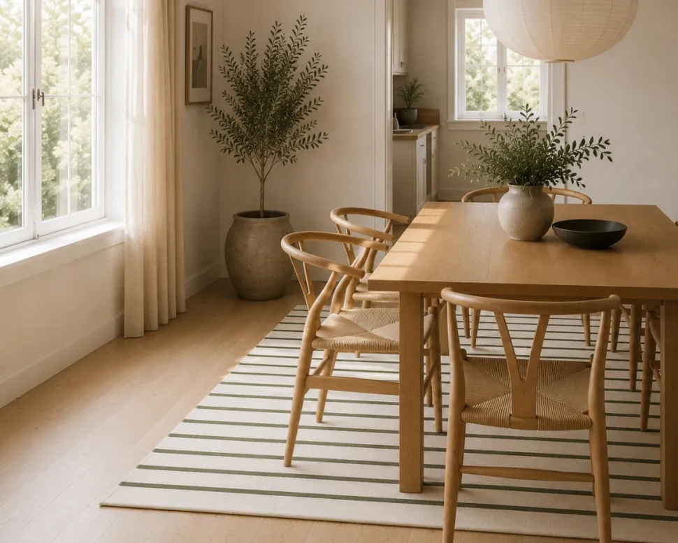 Matta 'Tireno' - Svart/Vit
