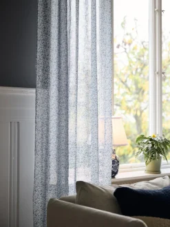2-pack Gardin 'Filippa' 140x280cm - Blå