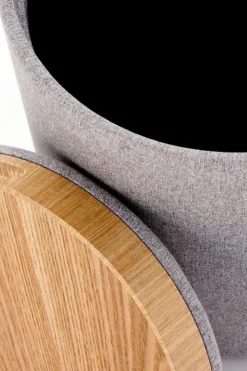 2-pack Sittpuff/Sidobord 'Aviko' - Grå