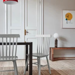 Pinnstol 'Elsa' - Mörkgrå