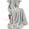 Pläd 'Aranga Super Soft Throw' 130x170cm - Grå