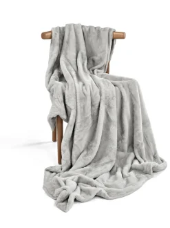 Pläd 'Aranga Super Soft Throw' 130x170cm - Grå