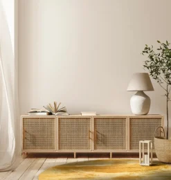 Rund matta 'Aranga Super Soft' 200cm - Gul