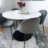Rund matta 'Aranga Super Soft' - Grå