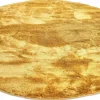 Rund matta 'Aranga Super Soft' - Orange