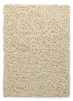 Ryamatta 'Fassale Handvävd Ull' - Beige