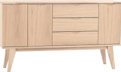 Sideboard 'Filippa' 150x85cm - Ek/Vitpigmenterad