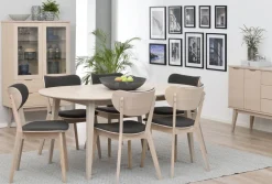 Sideboard 'Filippa' 150x85cm - Ek/Vitpigmenterad