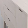 Sideboard 'Filippa' 122x85cm - Ek/Vitpigmenterad