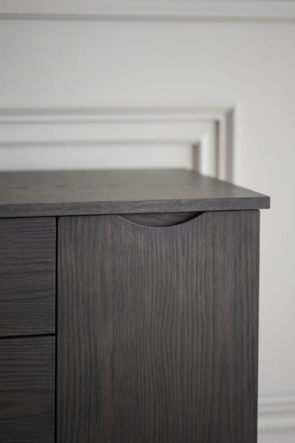 Sideboard 'Filippa' 122x85cm - Mörk ek