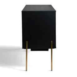 Sideboard 'Frölunda' - Svart/Mässing