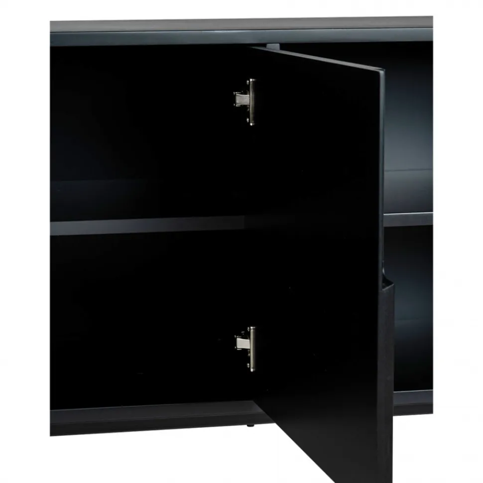 Sideboard 'Frölunda' - Svart/Mässing