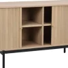 Sideboard 'Haddington' - Vitpigmenterad/Svart