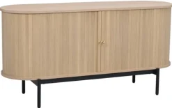 Sideboard 'Haddington' - Vitpigmenterad/Svart