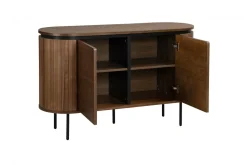 Sideboard 'Kärra' - Valnöt/Svart