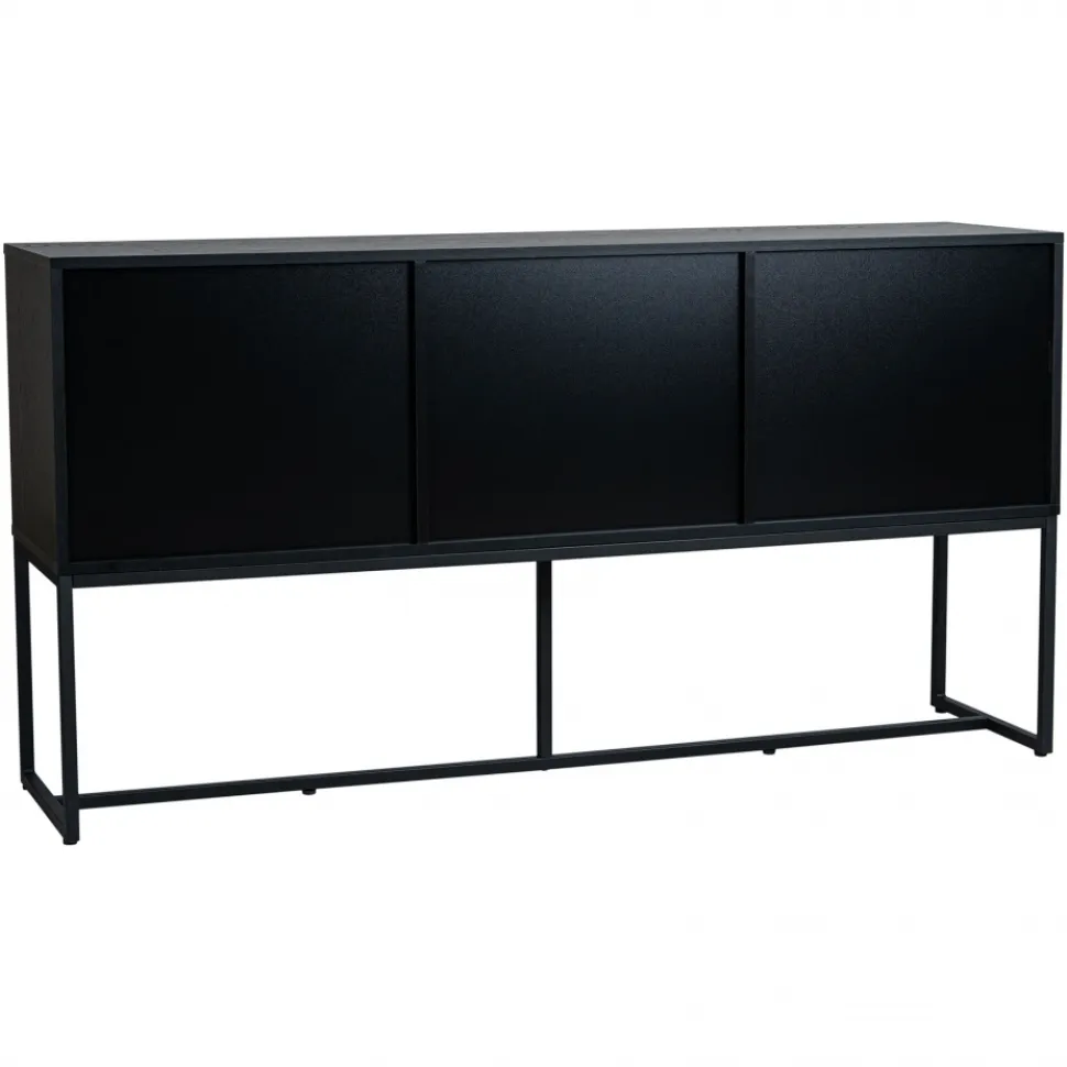 Sideboard 'Line' - Ek/Svart