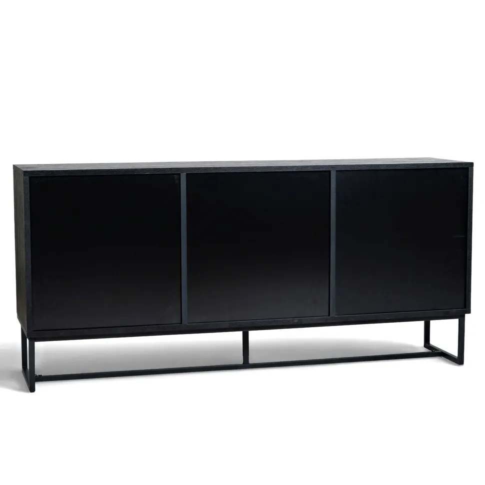Sideboard 'Sailor' - Svart/Natur